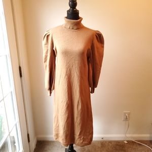 Women's Balloon Long Sleeve Sweater Dress-XXL